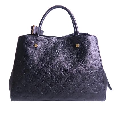 Montaigne MM, &pound;1,400, Handbags, Black, Leather, Front view